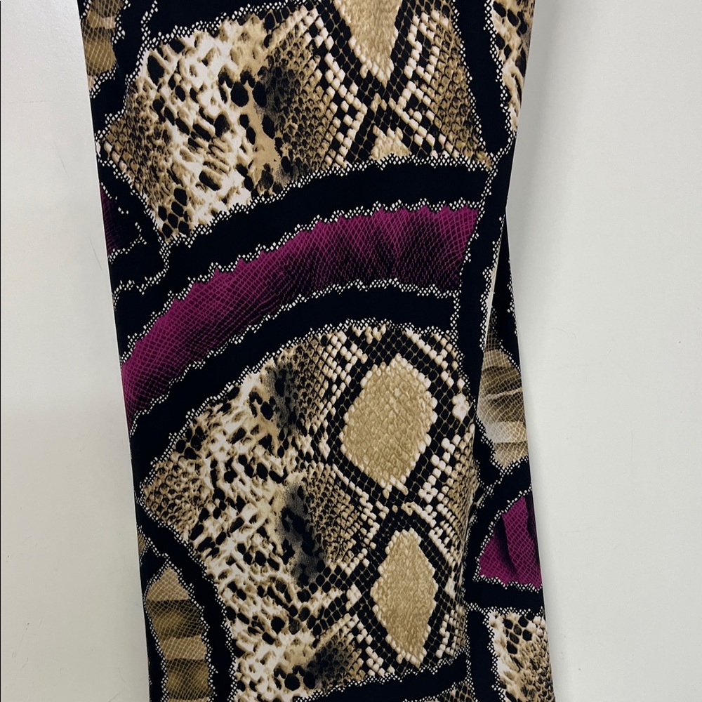 Unaluna Usa Snakeskin Mini Dress, Sleeveless, Deep V With Ring Back, Small View 4